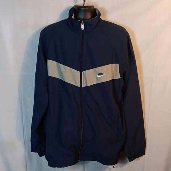 Nike Men's Athletic Full Zip Navy Jacket - Picture 1 of 7